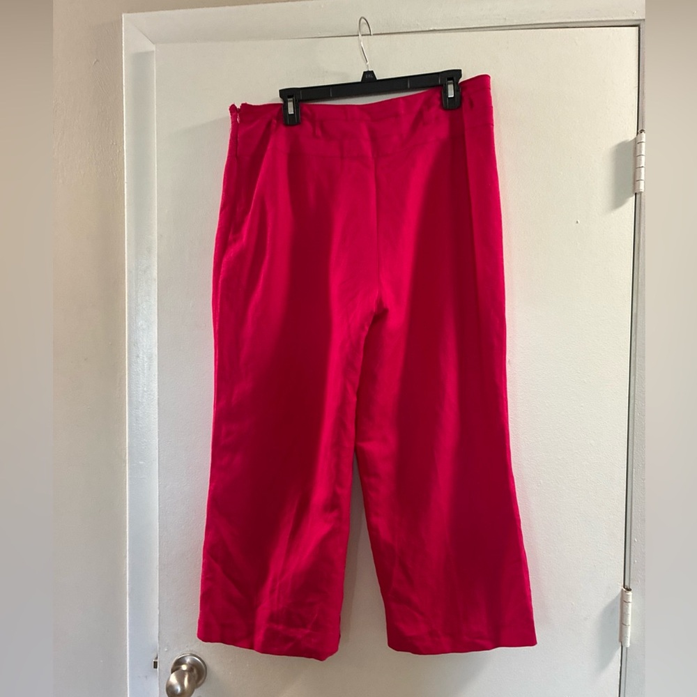 Kim Rogers Signature Bright Fuchsia‎ Wide-Leg Pants